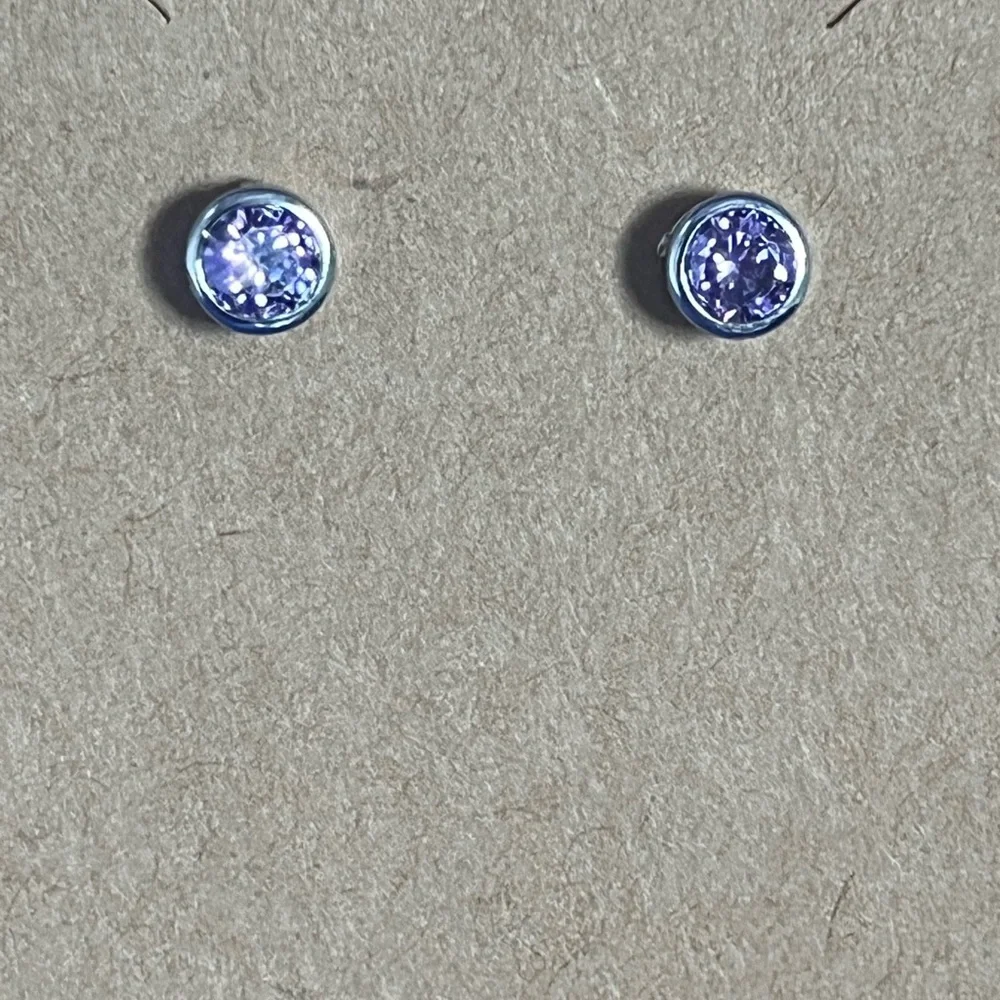 Sterling Silver Gemstone Earrings - Picture 4 of 5